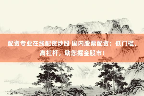 配资专业在线配资炒股 国内股票配资：低门槛，高杠杆，助您掘金股市！